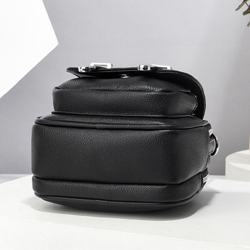 Multi-Functional Soft PU Leather Small Shoulder Bag For Women Vintage Fashion Crossbody Bag Female Purse Cell Phone Handbag