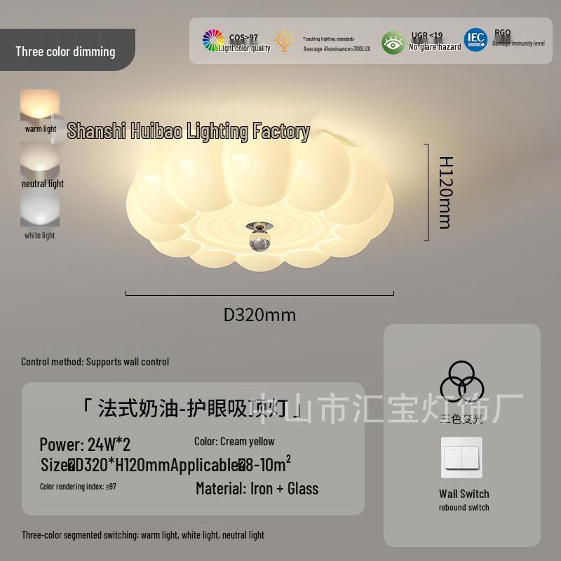 

Bauhaus Полный спектр Перьевой свет с защитой глаз для спальни, кабинета, прохода и балкона Eye Protection Tri-Color Change