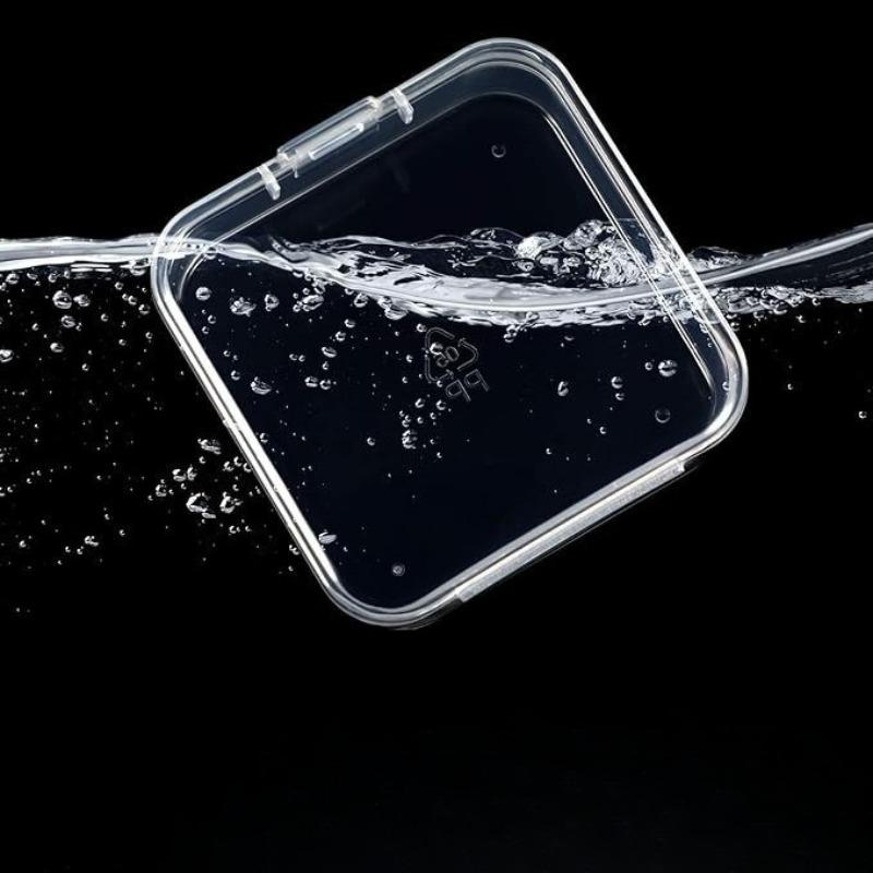 Bean Sorting Storage Box, Transparent Classification and Packing Storage Box, Bean Plastic Box, Small Square Box, Set Box