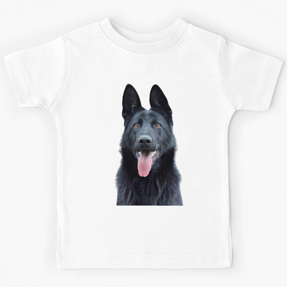 Black German Shepherd Kids T-Shirt 150