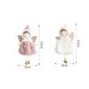 Cartoon Plush Angel Girl Pendant Handmade Christmas Girl Ornaments  New Year Festival Gifts