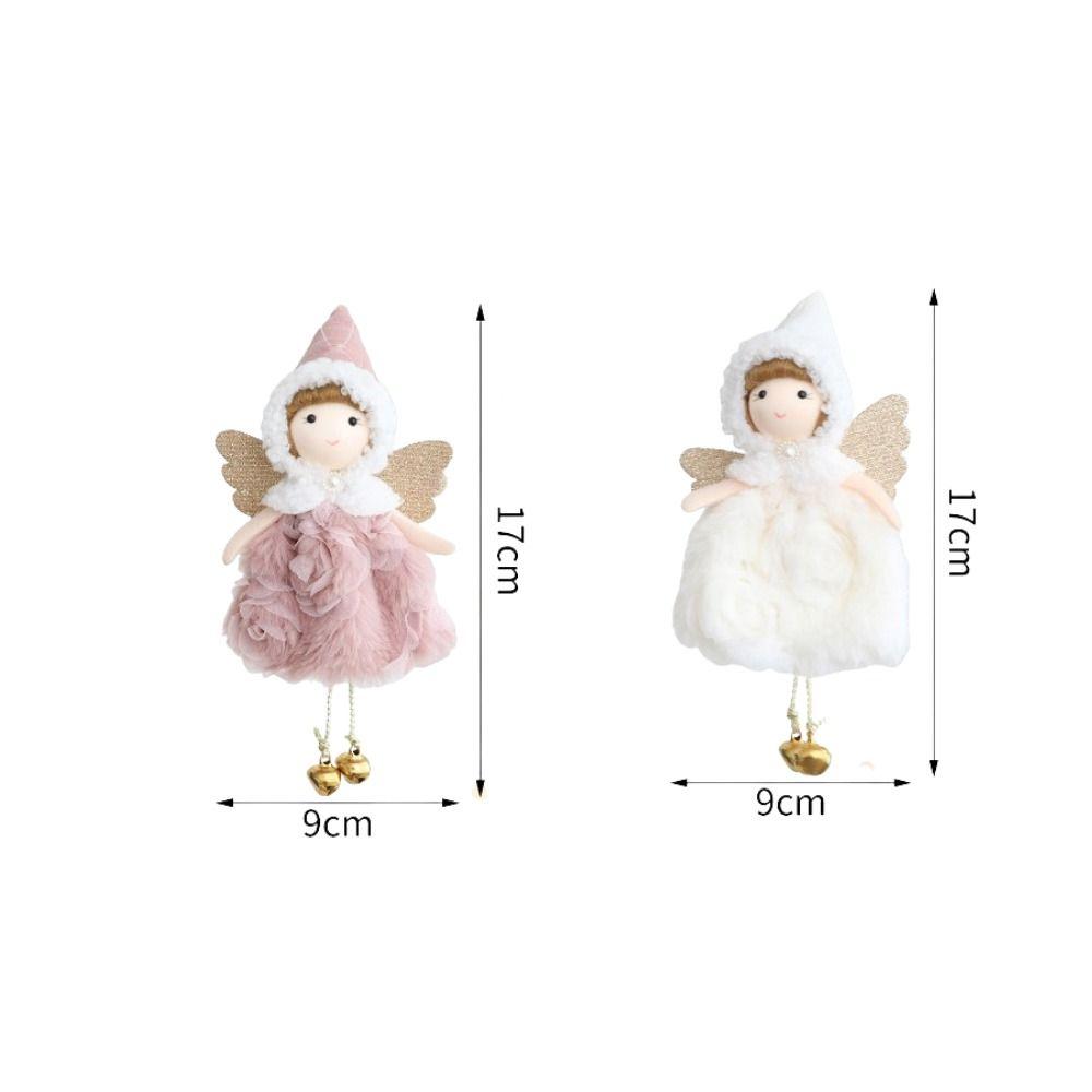 Soft Christmas Dress Angel Girl Pendant Handmade Xmas Tree Pendant  Hotel Office Decor