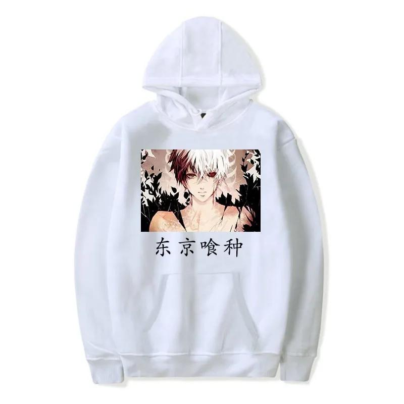 Tokyo Ghoul Kaneki Ken Japanese Animation Men's Hoodie Sweatshirt Men Womnen Fashion Design Pullover Men's Fleece Hoodies
