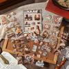 ZABC Ukiyo-e Border Sticker Collection - Retro Journal Decoration, 6 Styles