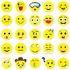 50PCS Cute Smiley Face Emoji Stickers for DIY Water Bottles, Skateboards, and Luggage - Waterproof and Durable