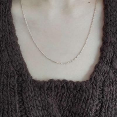YEONSEUNG Twist Chain Necklace