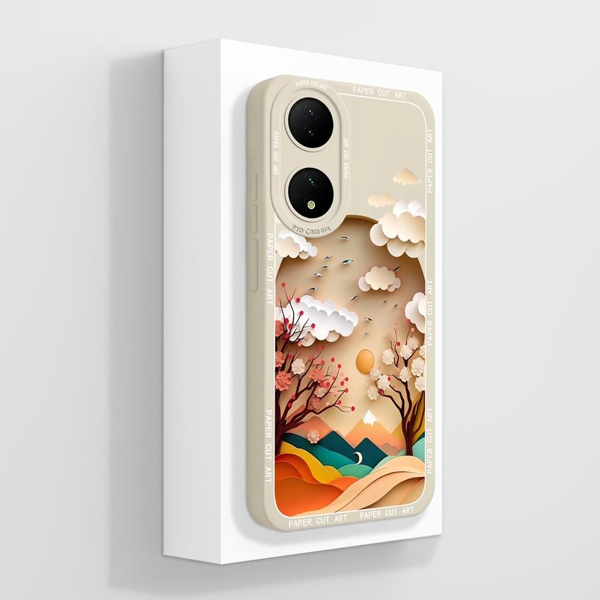 

Для Vivo Y100 Y33 Y20 Y21 Y22 Y35 Y52s Y53s Y55 Чехол для телефона Милый узор с маленькими желтыми цветочками Жидкий силикон Противоскользящая Защитная накладка Для Vivo Накладка Vivo Y53S