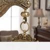 Retro Deer Head Double-Sided Hanging Clock Metal Dial And Mirrored Glass Clock Artistic Decoration In Guest Rooms Clock Watch