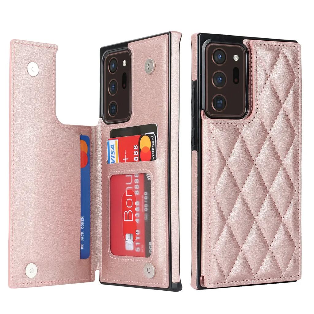 For Samsung Galaxy Note 10 Plus Note 20 Ultra Case,Luxury Flip Folio Leather Wallet Cover Card Slots & Kickstand Protective Case