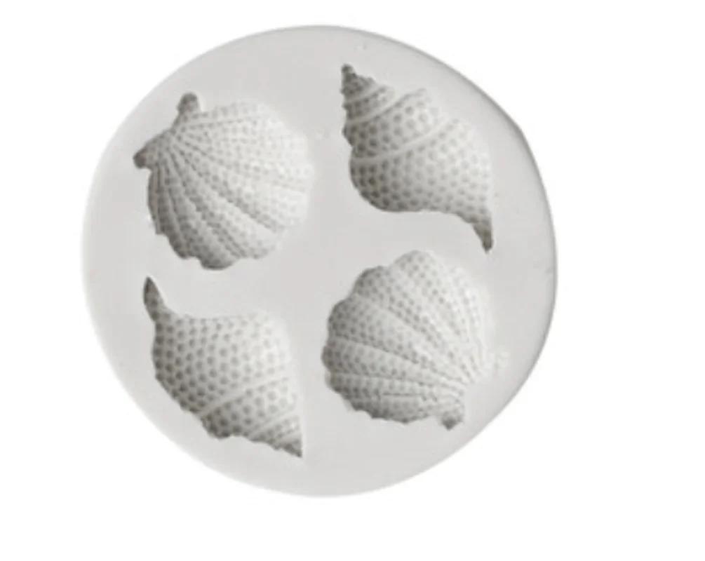 Handmade DIY Molds Shell Conch Fudge Sea Snail Cake Silicone Mold Ocean Series Chocolate Candy Baking Tools Accessories
