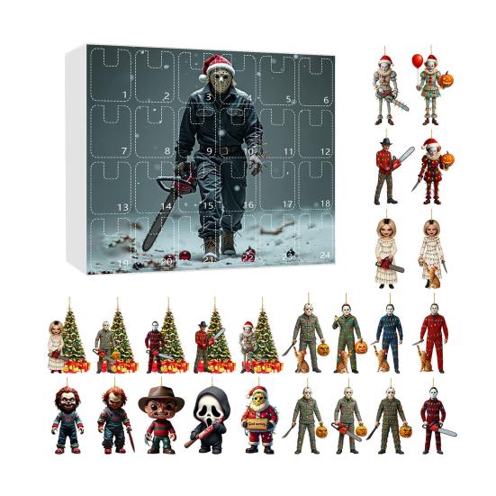 Advent Calendar 2025 24-Day Countdown Calendar with Collectible Acrylic Charms