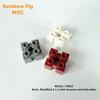 Rainbow Pig MOC Parts 90258 39683 Brick Special 2 X 2 Compatible Bricks DIY Assmble Building Blocks Particle Kid Puzzle Toy Gift