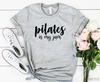 Pilates Life Shirt Pilates Is My Jam Shirt Funny Pilates Shirts for Women Pilates Funny Workout T-shirts Pilates