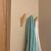 Natural Wood Clothes Hanger Wall Hanging Coat Hook Decorative Key Holder Hat Scarf Handbag Storage Hanger Bathroom Rack Hook