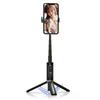 3 In 1 Selfie Stick Tripod for Smart Phone Hand Grip Mini Handle Bracket Stand for Vlog Live Broadcast Self-timer