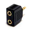 3,5-mm-Steckerbuchse 1 zu 2 Audio-Y-Splitter Kopfhörer-Audiokabel-Adapter Geräte zum Anschließen von Headset-Zubehör