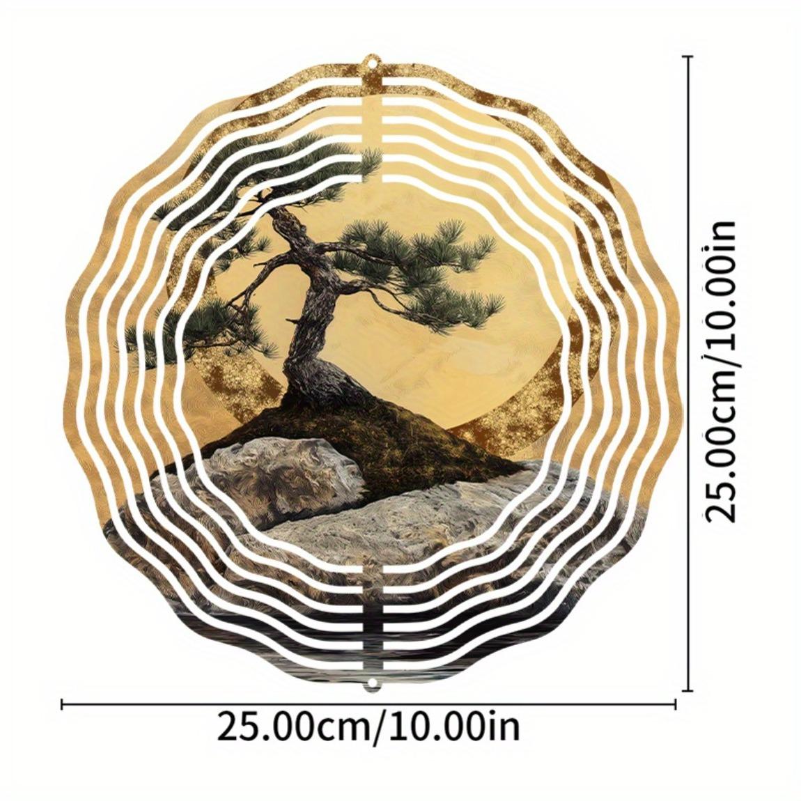 

Винтажный металлический колокольчик с замысловатым дизайном мандалы для внутреннего и наружного сада, домашнего декора, праздника, Рождества, Хэллоуина, Дня благодарения 01A