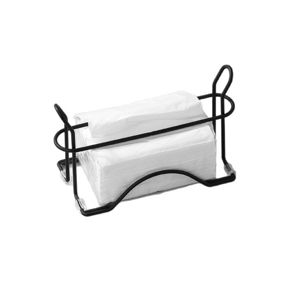 Anti-Rust Vertical Napkin Holder Minimalist Metal Storage Rack Tissue Holder  Bathroom Storage