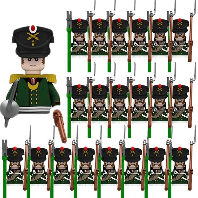 Kids Building Blocks Toy Napoleonic Wars Military WW2 Mini Dolls Soldier Duke Medieval Knights Officer Model Toy wholesale store