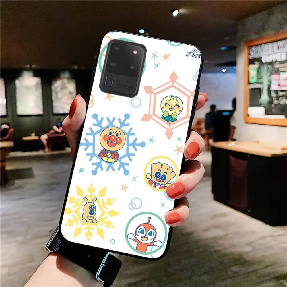 Cartoon Cute Fashion A-anpanmanes Phone Case For Samsung S 24 Fe 25 Ultra Plus 20 Lite 21 30 22 23 24 22 Ultra 5G Fundas