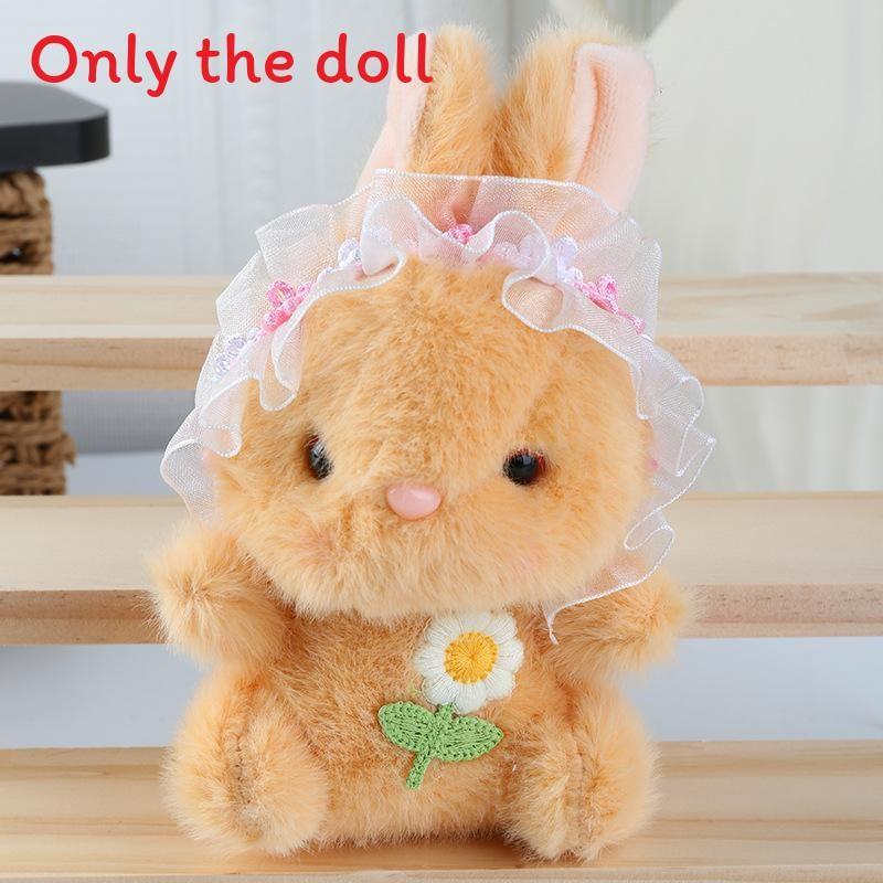 

Flower Embroidery Cute Lace Headwear Cartoon Rabbit Plush Toy Pendant For Kids дубильная кора