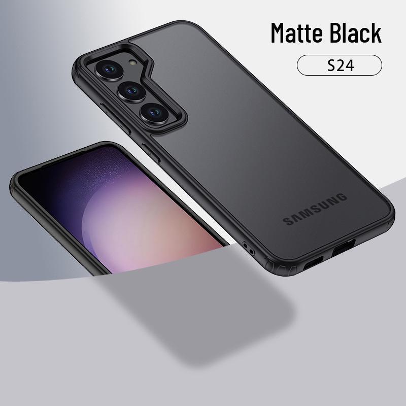 Compatible Samsung S26 Ultra Transparent Frosted Magnetic Airbag Drop-Proof Protective Case