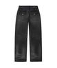 Pichibeullaeg Back Pocket Denim Jeans (Washed Black)