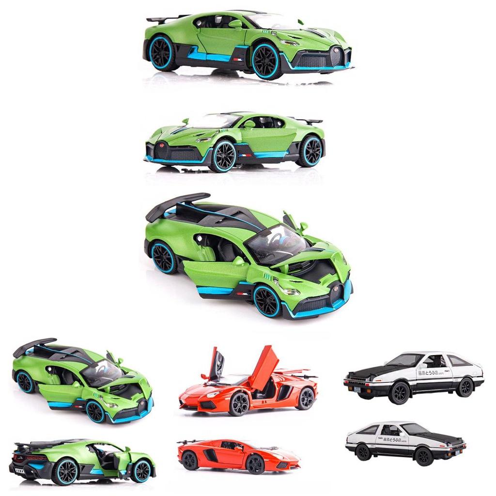 Exquisites 132 Diecast-Legierungs-Automodell Perfekter Sportwagen Bugatti Ae86 Lamborghini