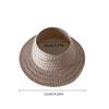 Doll Sun Hat With Ear Cutouts Empty Top Straw Hat  For Costume Cosplay Decorative Party Accessory In Assorted Color