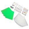 Heat Shrink Film Sheets Kit  Handcrafted Shrink Dink Plastic Sheets Keychain Earring Accessories 