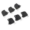 6PCS Motorcycle Brake Light Stop Switch Sensitive Compact Lightweight Black Replacement for Suzuki GY6