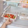 Adjustable Stretchable Refrigerator Organizer Basket Refrigerator Pull-out Drawers Spacer Layer Storage Rack