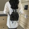 Portable Bright Solid Pu Backpacks For Women Simple High Quality Compact Cool Pendular Versatile Premium Durable
