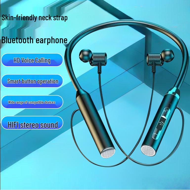 Wireless Bluetooth Neckband Earphones: Sports, Gaming, Long Standby G01