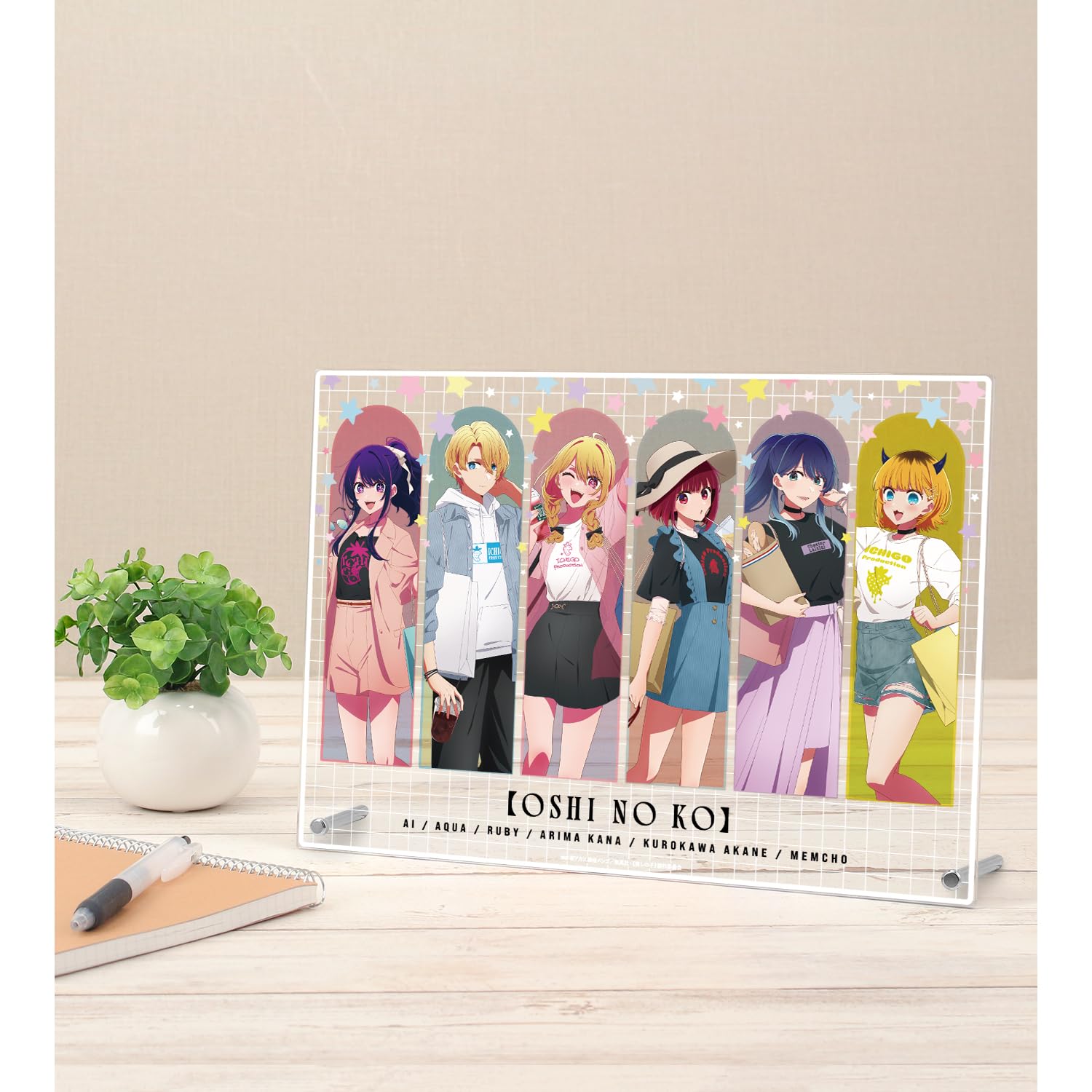 

нет нет Оригинальная Иллюстрация Групповой Шоппинг Панель А4 Акрил [Оши Ко] [Оши Ко] Вер.