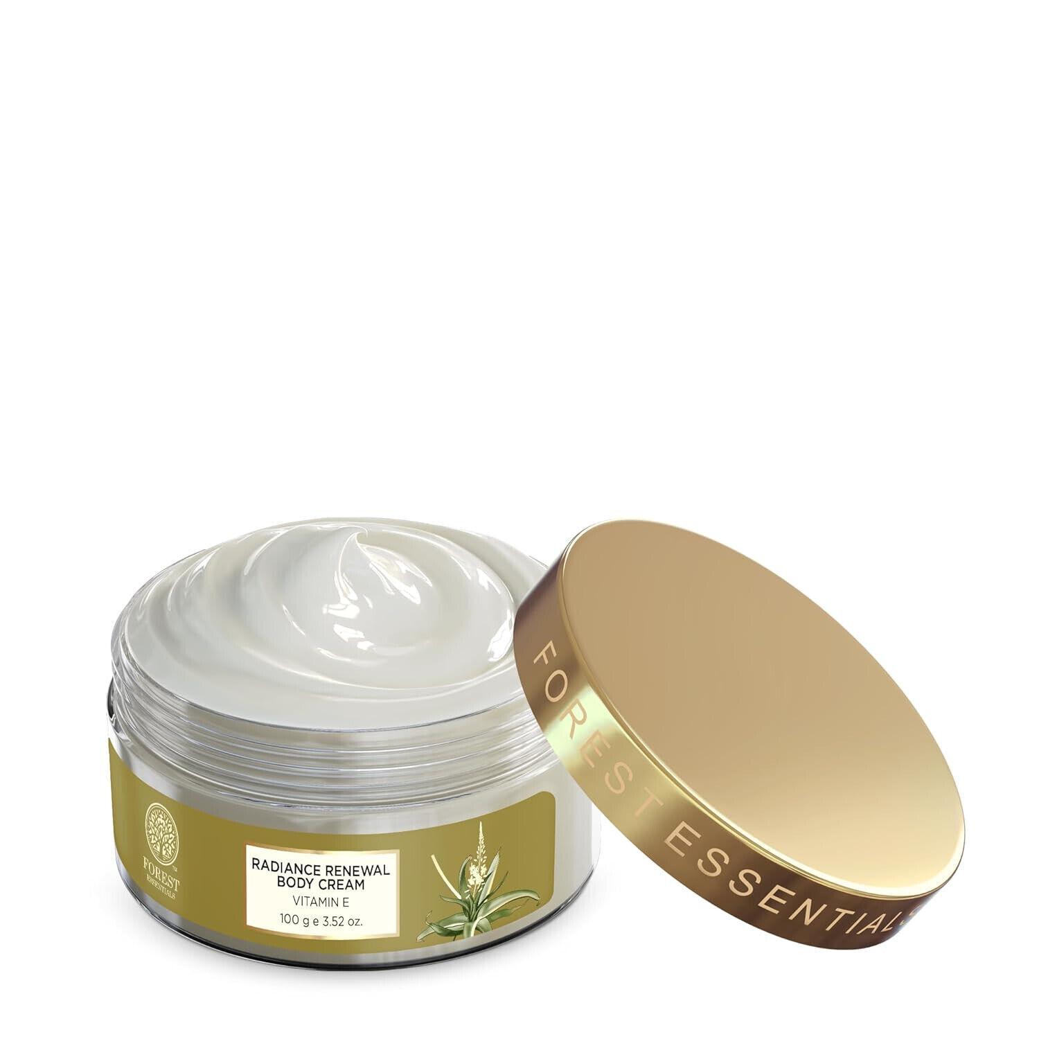 

Forest Essentials Radiance Renewal Body Cream Vitamin E Shea Butter 100g v429 ZN-118