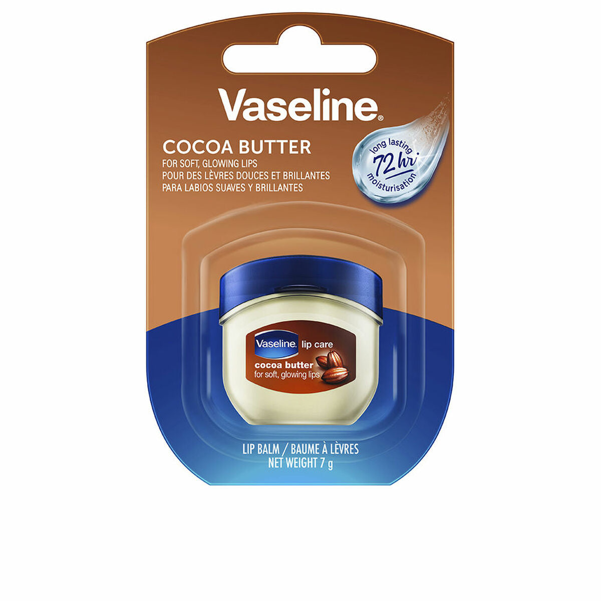 

Бальзам для губ Vaseline 7 г Питание Масло какао