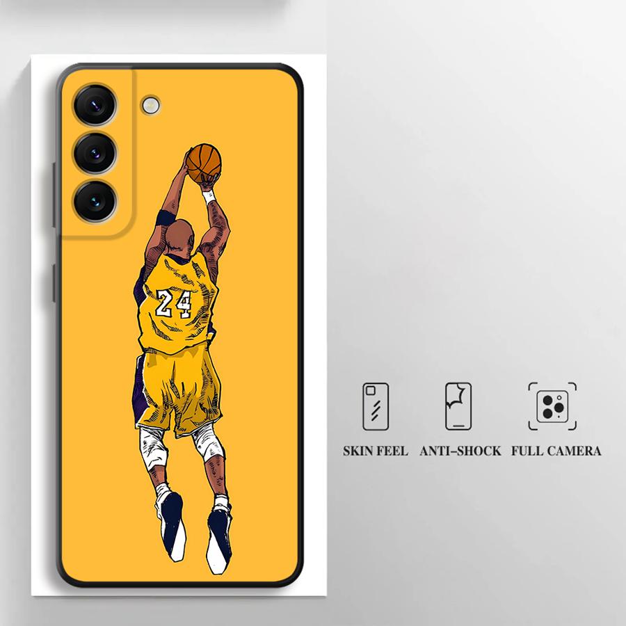 Basketball Players Cool Phone Case for Samsung Galaxy A53 A22 A52 A55 A56 A33 A54 A25 A23 A72 A24 A25 A35 A35 A32 A73 Soft Cover