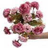 3pcs Carnation Artificial 18 Heads Fake Flower Bouquet Large Bouquet Flowers Photography Props Wedding Floral Arrangement