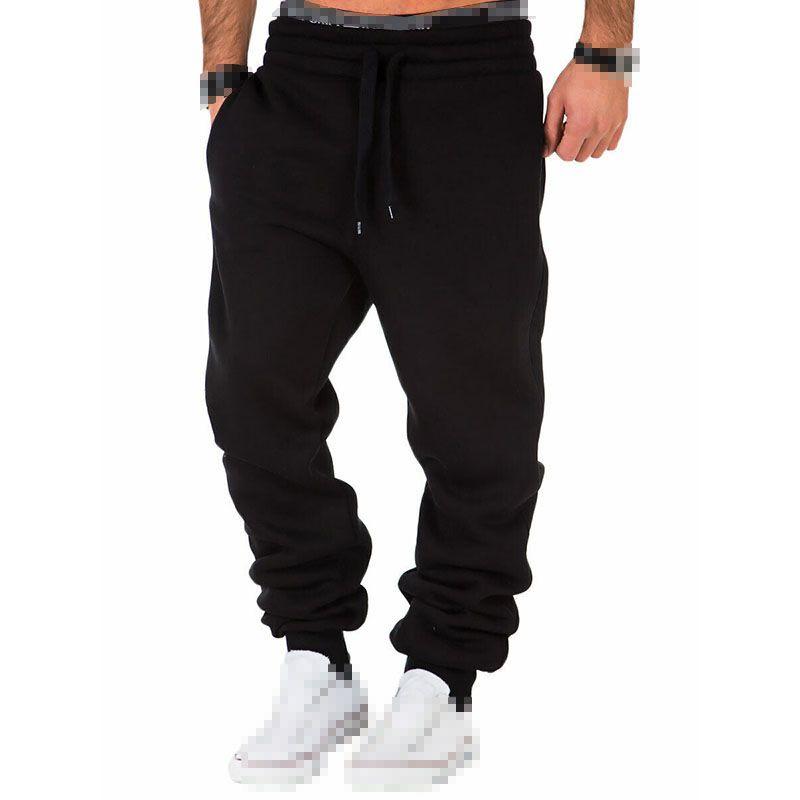 Men's Cotton Blend Jogger Sweatpants With Elastic Waist And Adjustable Drawstring