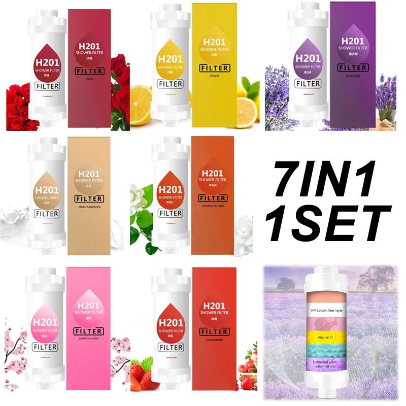 

Фильтр для душа Ароматизированная душевая головка Смягчитель воды Улучшение удаления волос Очиститель для душа Аксессуары для ванной комнаты