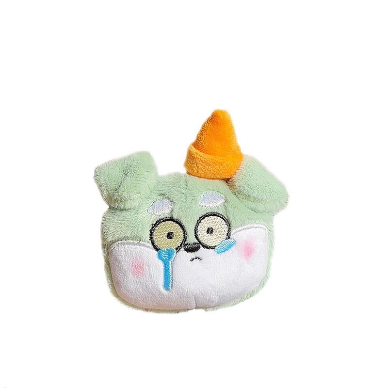 Cute Plants Vs Zombies Puppy Surprised And Cry Emotions Plush Pendant Doll