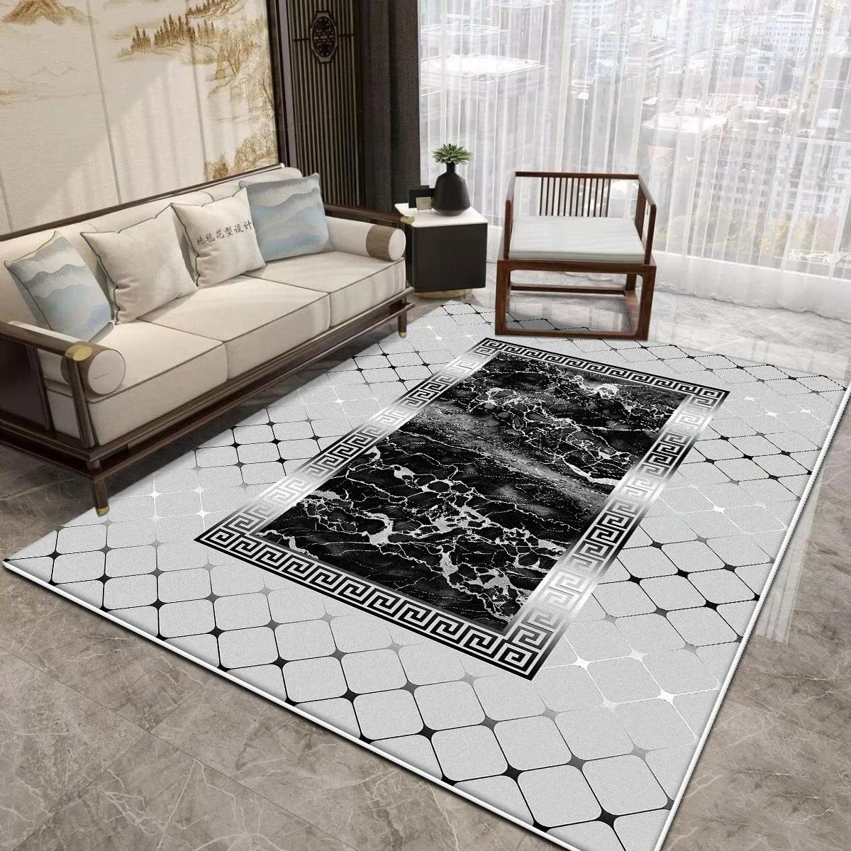 

Коричневый Минималистичный Ковер для Гостиной, Зоны Отдыха, Большой Мягкий Ковер, Нескользящий, Машинная Стирка, Ковер для Домашнего Декора 40X60CM