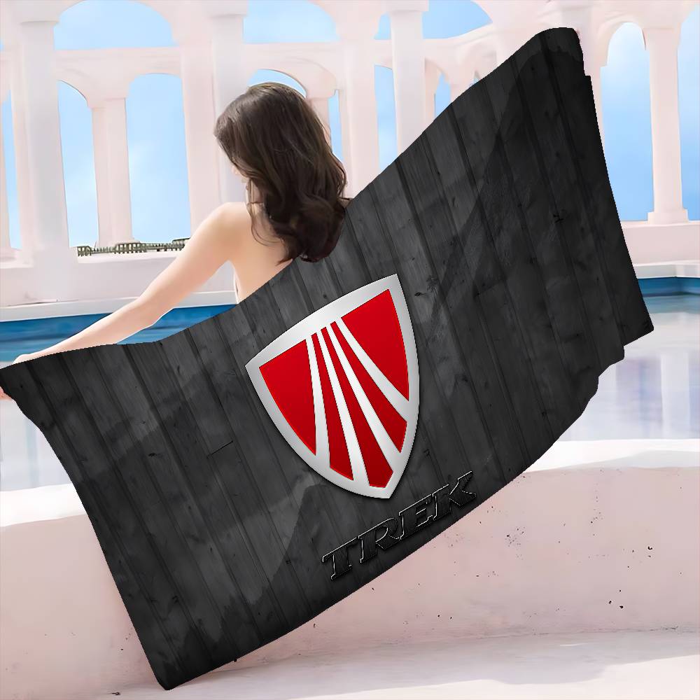 T-TrekS LOGO Microfiber Blanket Quick Drying Beach Towels Oversized Printing Super Absorbent Pool Towel Blanket