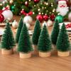 WTEMPO Mini Christmas Tree Model Festive Desktop Decoration Winter Christmas Party Decoration No Electricity Holiday Party Decor Small Christmas Tree
