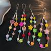 Colorful Beaded Phone Lanyard for Beach Travel Anti-Loss Wrist Strap Unique Design No Duplicates