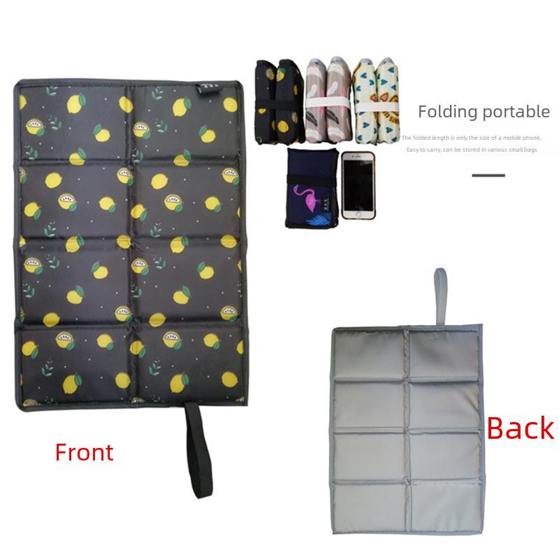 Portable Foldable Outdoor Foam Cushion: 20% Thicker, Moisture-Proof for Leisure.