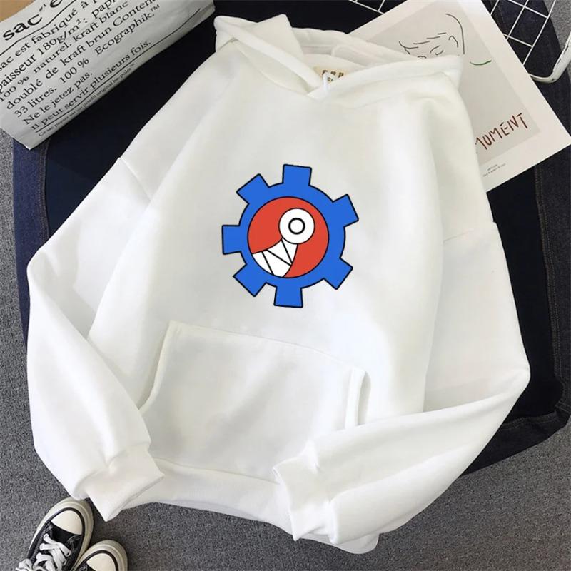 Pánská volná ležérní mikina s kapucí Street Fashion s potiskem