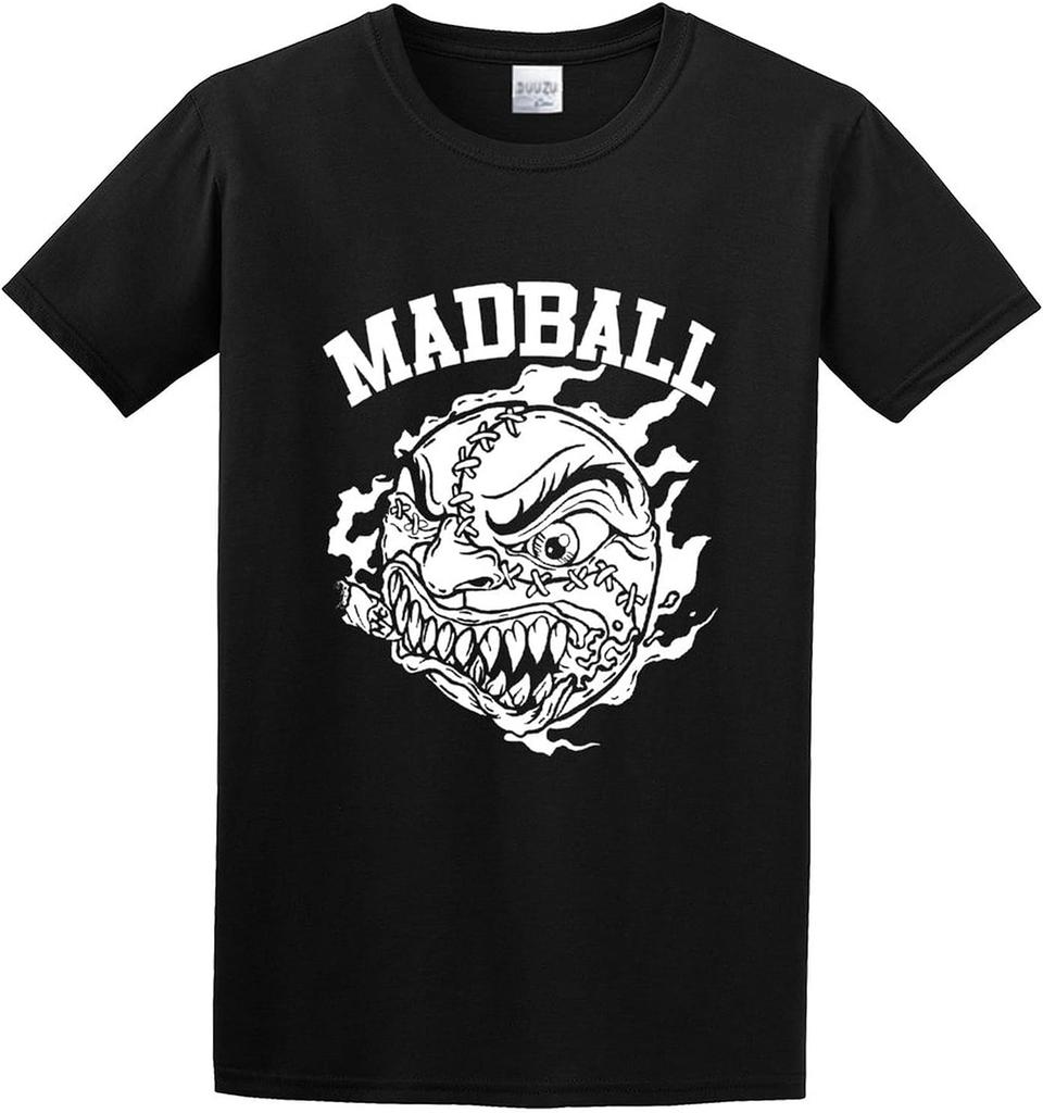 T-shirt Girocollo, Abbigliamento Trendy Estivo T-shirt Musicale con Logo Madball