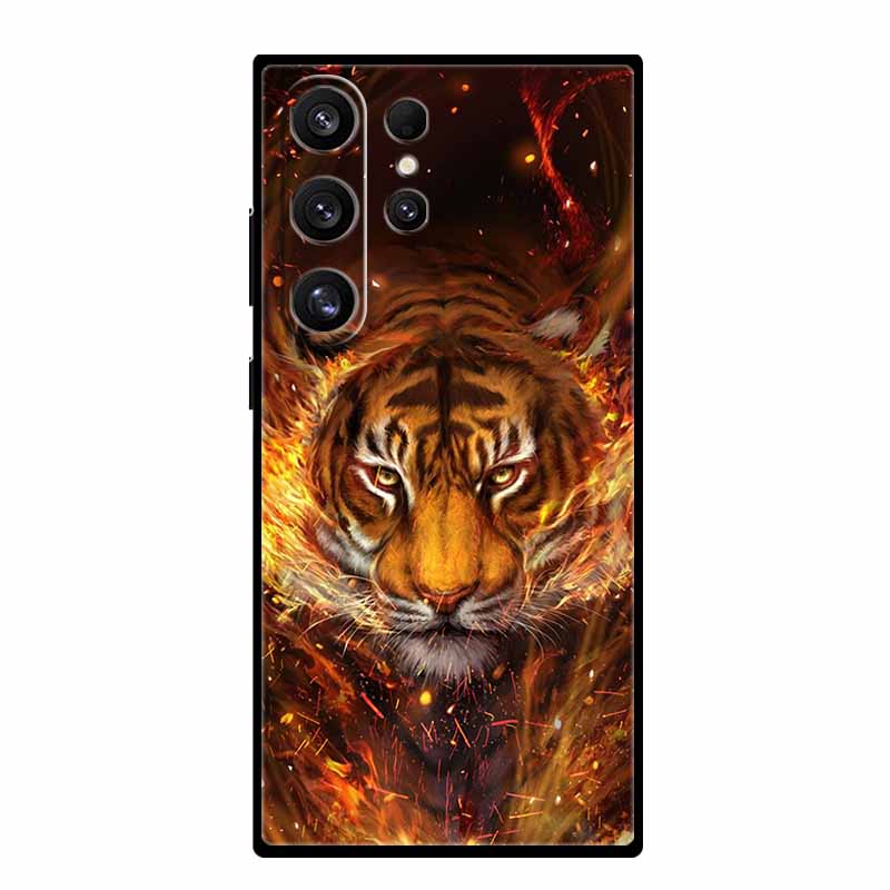 Animal Patterns Case For Samsung S26 S25 S24 Pro Phone Cover S23 FE S22 Plus Ultra Protector Bumper Galaxy S 25 Edge 26 24 23 22